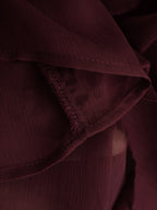 HH Women Ruffles Tierred Thin Blouses Solid Elegant Woman V Neck Long Sleeve Shirt 2025 Fashion High Street Lady Chic Tops