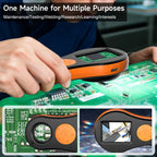 2.0'' IPS Digital Magnifier HD 1080P 500X Portable Microscope Handheld Mignifying Glass for Electronics Repair Check Jewelry