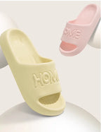 Slippers Woman  Cute Home Bear 2025 Summer Beach Slides Indoor Soft Sole Non Slip Eva Sandals Men Male Flip Flops Shower Shoes