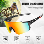 SCVCN Fashion Sunglasses for Men Sport Cycling Glasses Bike Bicycle Hiking Camping Golf UV400 Protection Glasses Women Baseball
