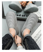 Slippers for Men Add Velvet Heel Covering Non-Slip Wear-resistant Waterproof Couple Women Home Shoes Shoes for Men Warm New