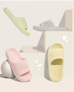 Slippers Woman  Cute Home Bear 2025 Summer Beach Slides Indoor Soft Sole Non Slip Eva Sandals Men Male Flip Flops Shower Shoes