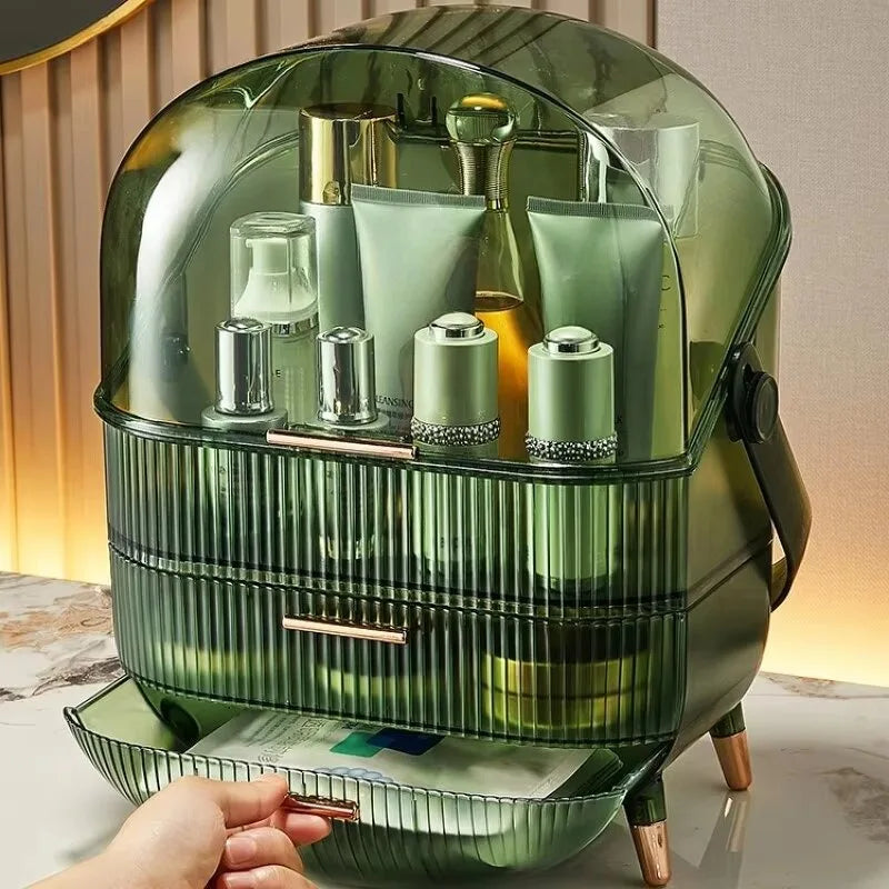 Cosmetics Display Cabinet Storage Box Drawer Dustproof Makeup Brush Large Capacity Storage Box Practical Home Collection Items