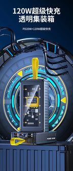 PowerBank 50000mAh 30000mAh 20000mAh Spare battery Portable Charger Mobile External Battery Fast charging For Camping iPhone