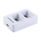 Charger Adapter Lithium Battery Charger 2 Slots Battery Charger USB Charger 9V Battery Charger Rechargeable Batteries Charger