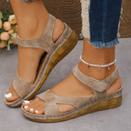 Women's Sandals Casual Summer Shoes Woman 2025 Summer Sandals Low Heels Sandals Comfortable Wedges Footwear Women