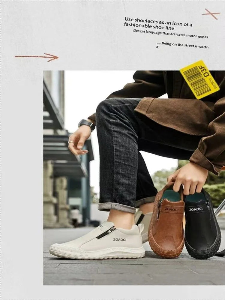 Men's shoes summer new casual sports shoes comfortable wear-resistant flat cargo anti-pressure foot shoes breathable work shoes