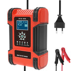 Car Battery Chargers 12A Large Power Full Automatic Smart Battery Chargers 12V 24V Battery Desulfator for Car Truck