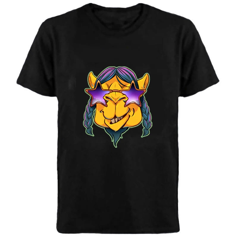 Men's T-shirt For men Fashion pattern Printed T Shirt Pattern Short-sleeved Streetwear Summer Casual Men's Tops