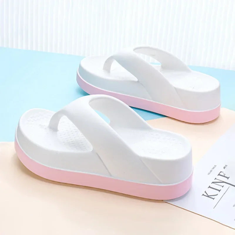 Woman flip flops Popular Design Shoes  trend Casual Platform Sandals non-slip Outdoor slippers Unique features Flat sandals