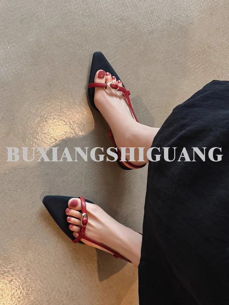 Women's Sandals Are Fashionable and High-end To Wear in Summer, Exquisite 2025 New Style with Skirts and Shoes