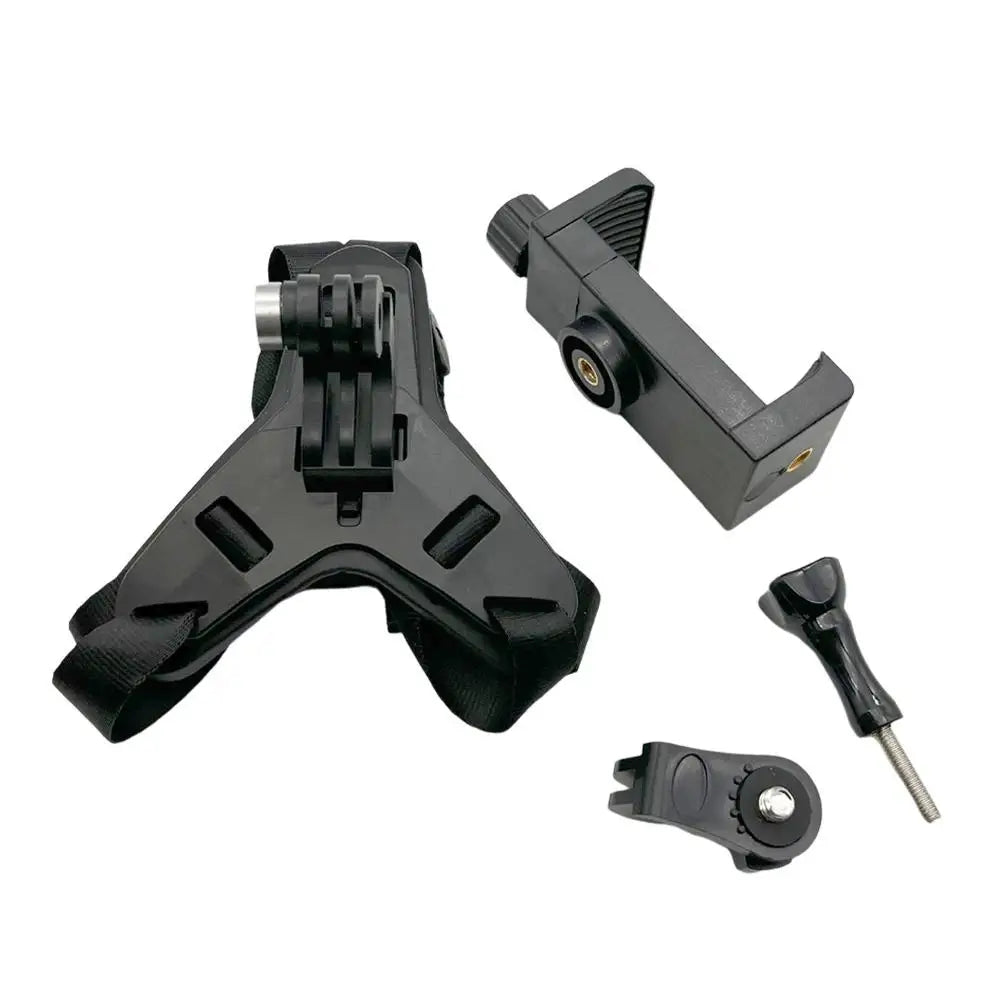 Helmet Holder Helmet Accessories Motorcycle Riding Mobile Phone Holder Sports Camera Chin Holder