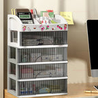 Cosmetics storage box, storage drawer, hair accessories multi-layer storage cabinet, cosmetics jewelry box, stationery multifunc