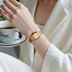 Watches for women, Classic Square Watches for Women with Roman Numerals Ladies Casual Dress Watch, Women's Premium Crystal Watch