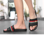 Fashion Brand Slippers for Men Ultra Soft Slides Non-slip Wear-resistant Sandals Men Casual Summer Indoor Outdoor Slippers