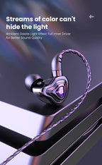 In-Ear Earbuds High Quality Headset 2 Color Optional Built-In Microphone In-Ear Wired Earphone for Phone Computer Headphone