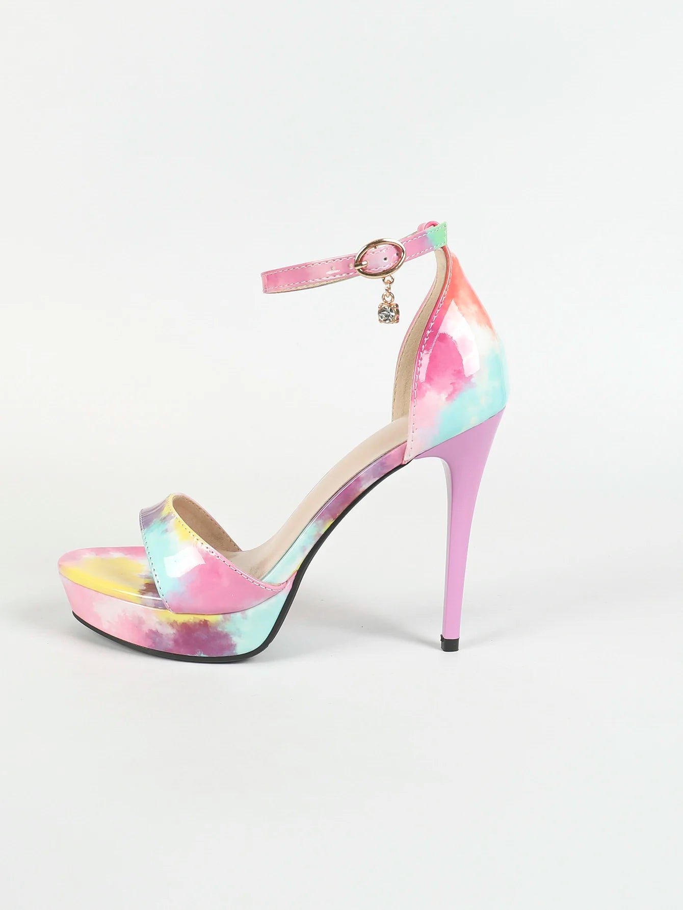 Women's High-Heeled Sandals 2025 New Style Colorful Thin-Heeled Sexy One-Strap Waterproof Platform Sandals For Women