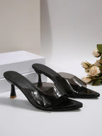 Sexy High Heels Women Slippers Designer Heeled Sandals Woman Shoes Summer 2025 Brand Home Slides Elegant Flip Flops Sandalias