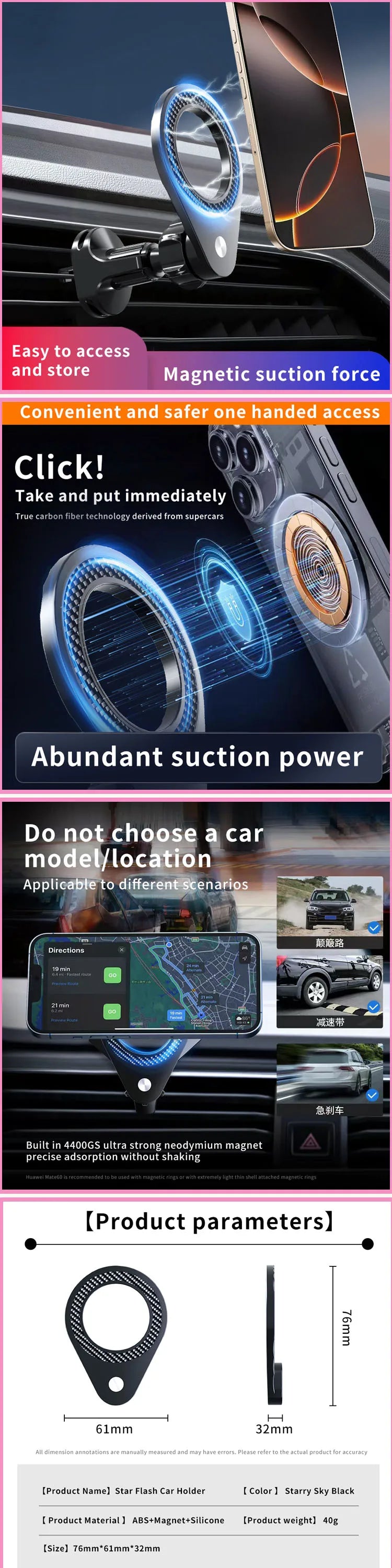 Car Mobile Phone Holder for Avatr 11 2023 2024 15.6 inches Screen Mount MagSafe Bracket Wireless Charger Stand Auto Accessories