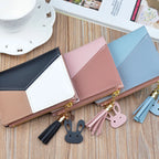 Fashion Wallets Coin Purse Lady Short Purses Portable Clutch Small Handbags Women Cards Holder PU Leather Foldable Money Bags