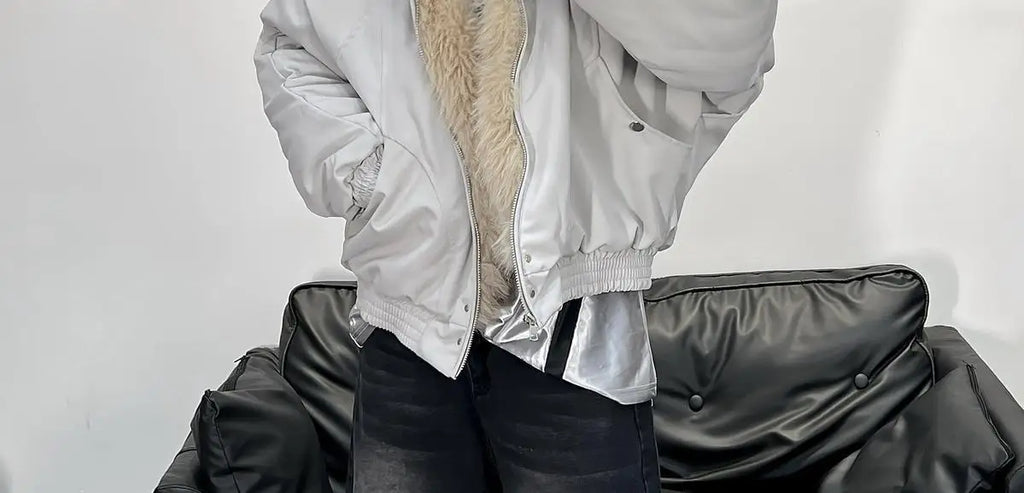 Winter Warm Jacket 2025 New High Street Fur Collar Hooded Women's American High-end Sense Versatile Korean Version Coat Trend