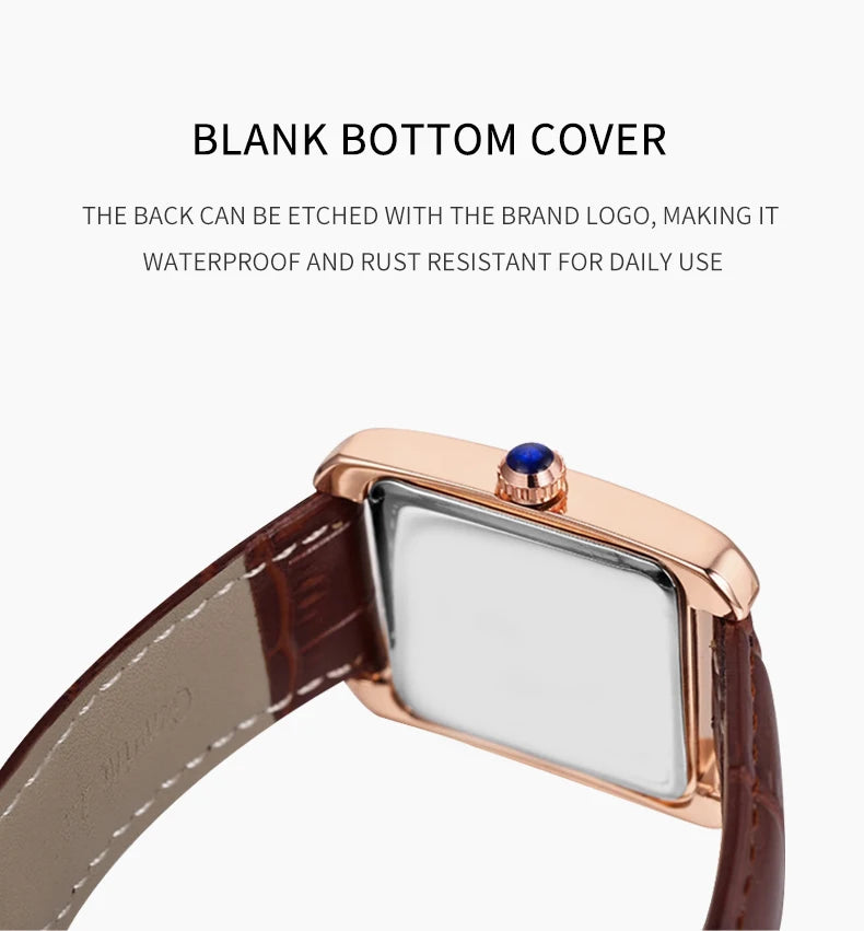 Couple's Watches for Men Women Fashion Casual Leather Simple Dial Waterproof Quartz Wristwatches Lovers Watch Gift Drop Shipping