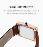 Couple's Watches for Men Women Fashion Casual Leather Simple Dial Waterproof Quartz Wristwatches Lovers Watch Gift Drop Shipping