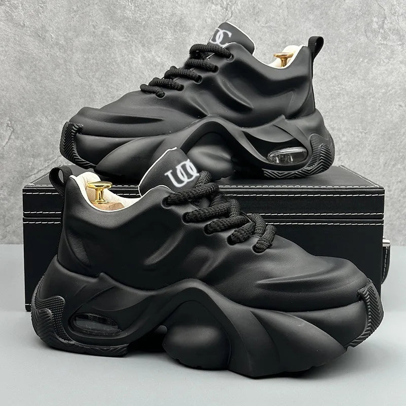 Men Shoes Designer Luxury Casual Sneakers Breathable Platform Shoes for Men Fashion Height Increasing Comfortable Non-slip Shoes