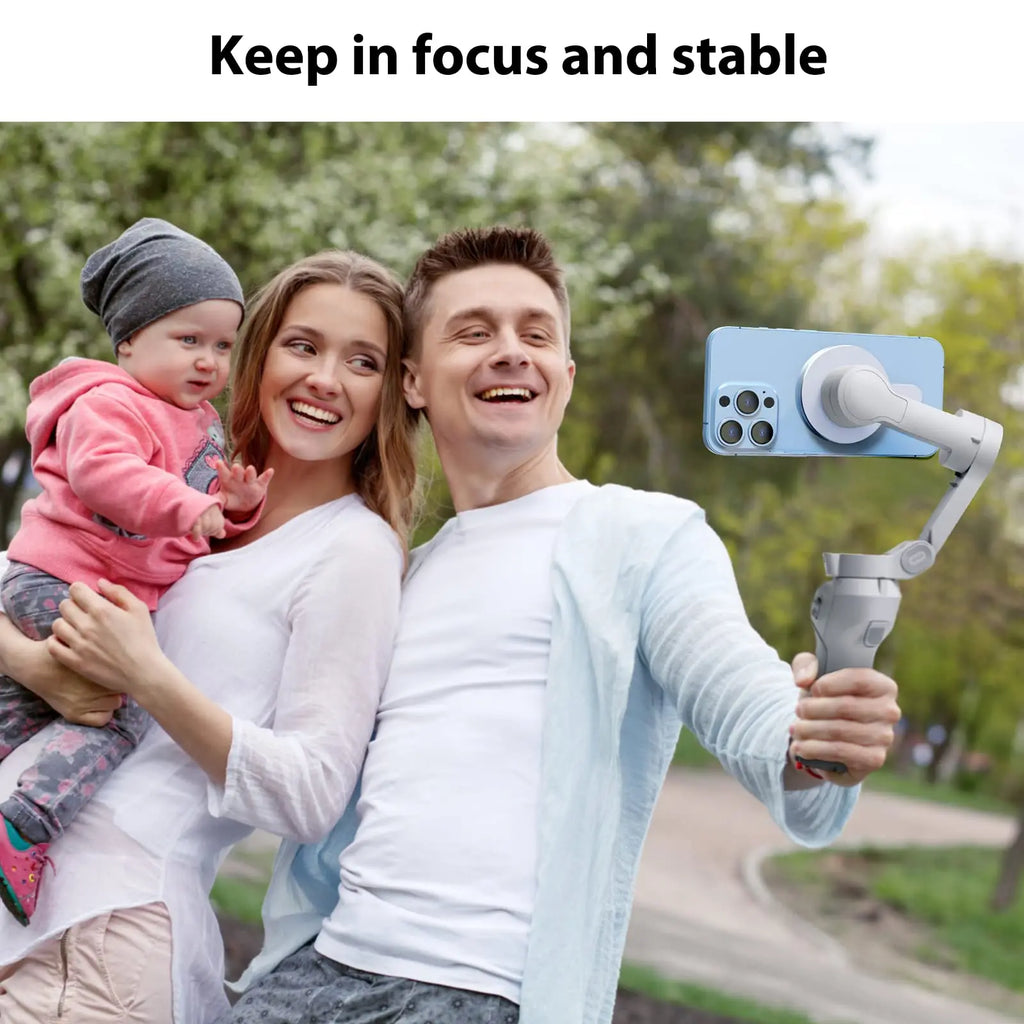 Magnetic Adapter Mobile Phone Holder Handheld Stabilizer Quick Release Accessories for DJI Osmo OM6 OM5 OM4 Gimbal for Magsafe