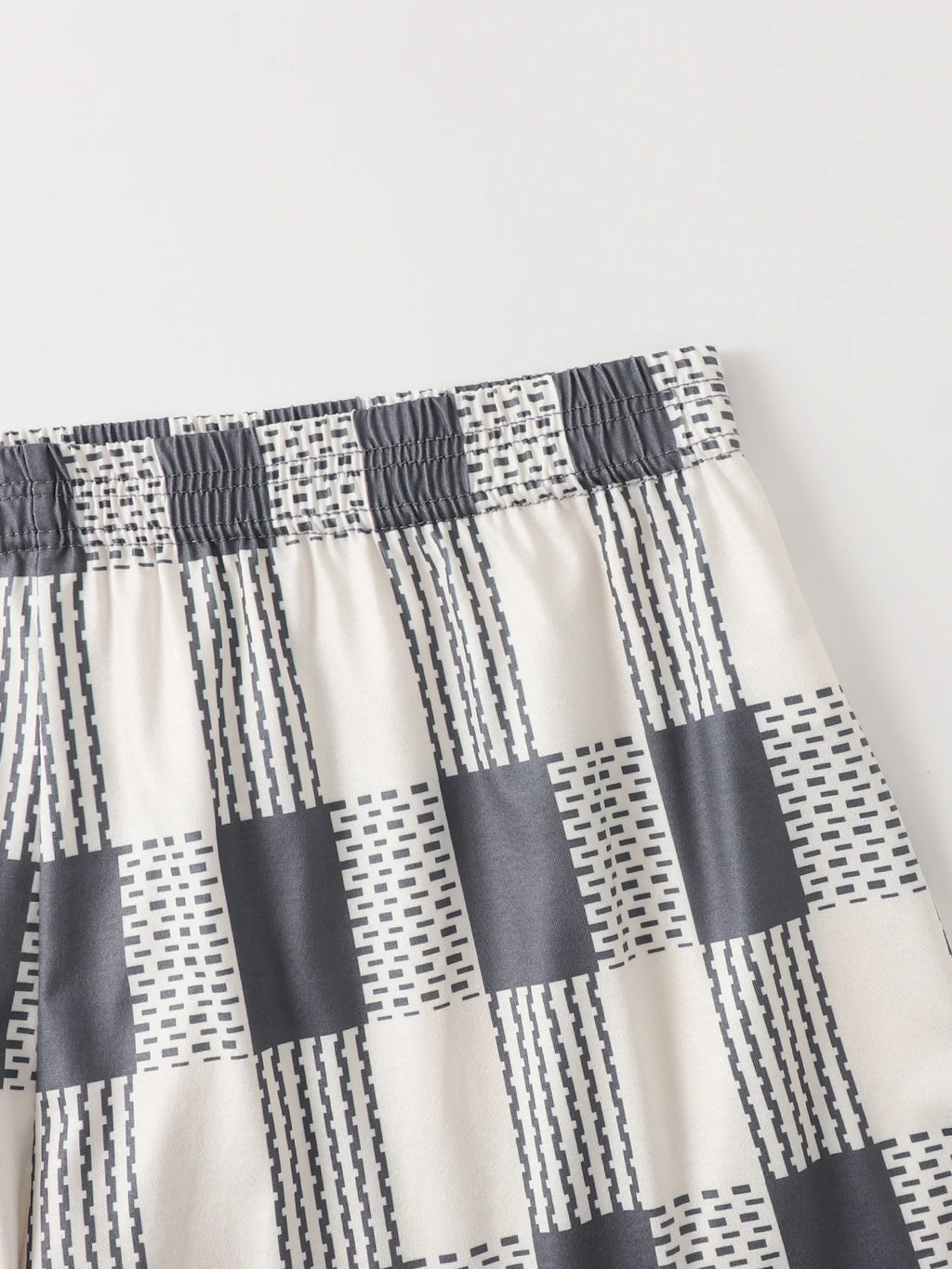 Men Panties Men's Polka Plaid Pants with Flat Corners Loose and Comfortable Skin Friendly Fat Pants Breathable Men Underpant