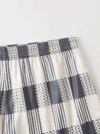 Men Panties Men's Polka Plaid Pants with Flat Corners Loose and Comfortable Skin Friendly Fat Pants Breathable Men Underpant