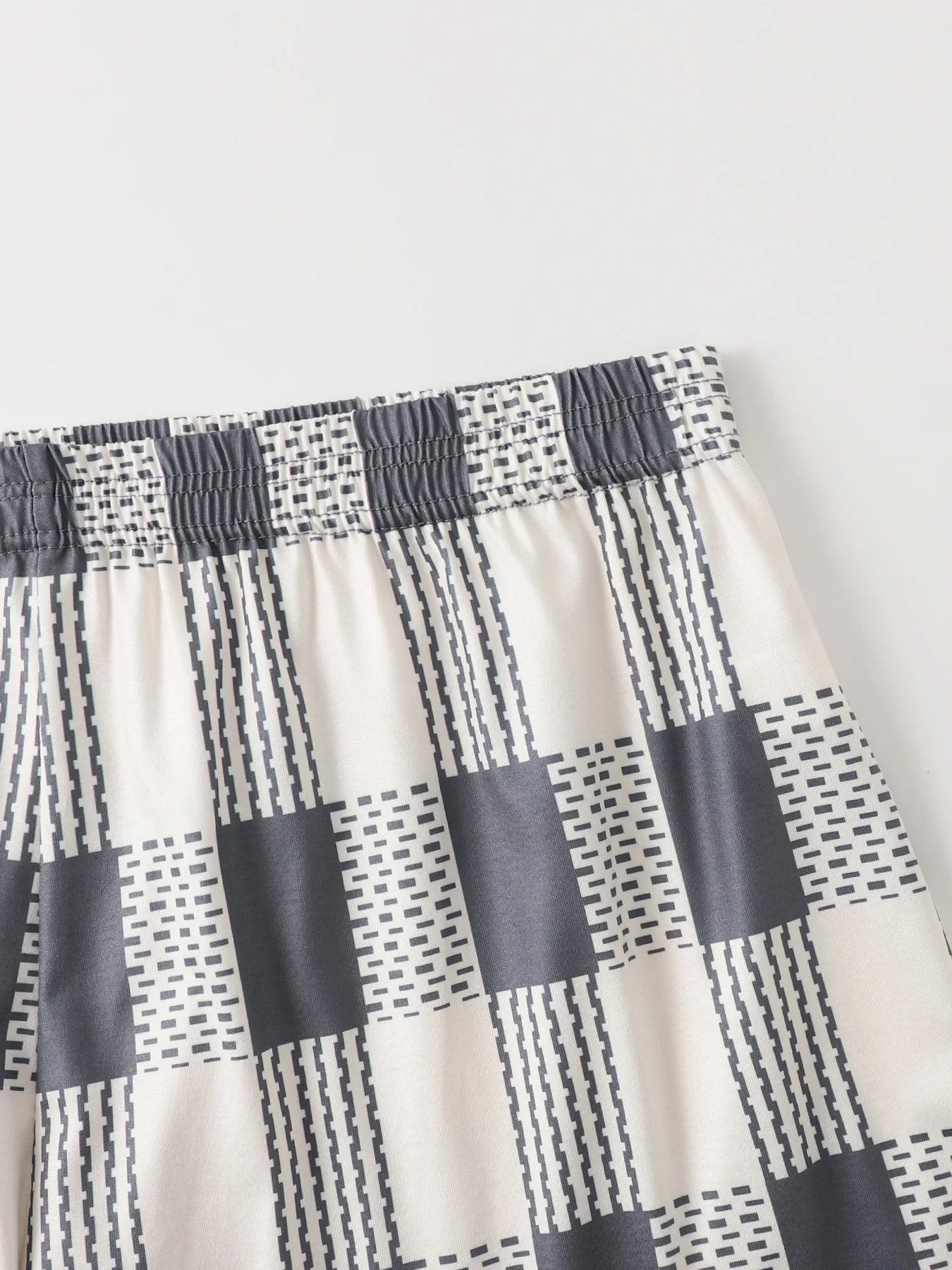 Men Panties Men's Polka Plaid Pants with Flat Corners Loose and Comfortable Skin Friendly Fat Pants Breathable Men Underpant