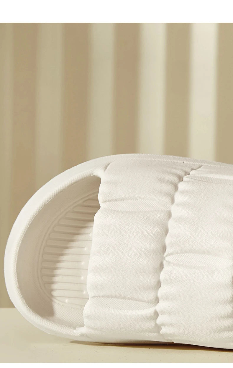 Women's Summer Slippers - Non-Slip Bathroom Sandals for Indoor/Outdoor, Soft Sole Cute House Slides for Couples & Men