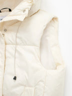 Women's Winter Coat 2025 New Fashion Autumn Hooded Cotton Vest Jacket for Women Casual Chic Ladies Clothes