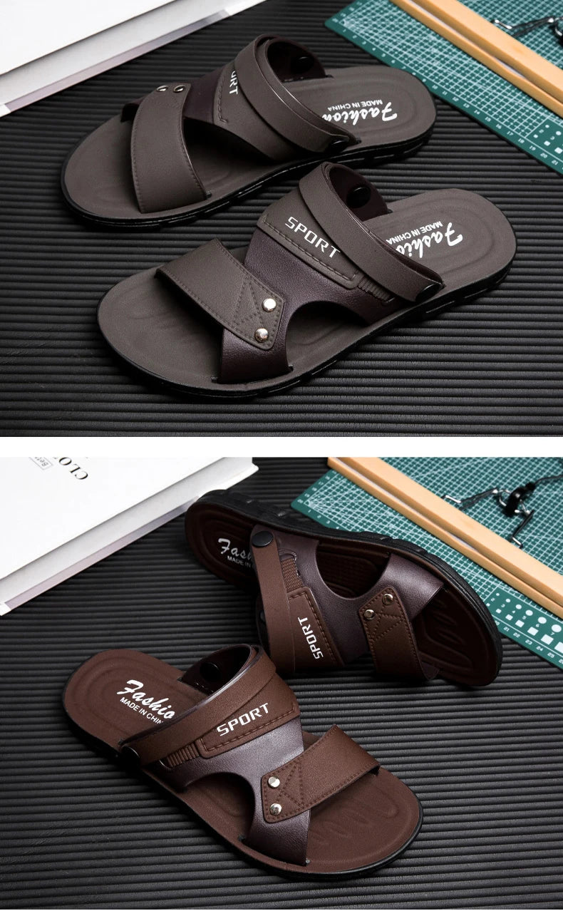 Hot Sale Men Sandals Casual Shoes Outdoor Walking Sandals for Men Beach Shoes Men slippers Open Toe Flat