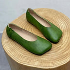 Women Flats 2024 New Spring Autumn Fashion Casual Solid Color Loafers Shoes Square Toe Lolita Shoes Sneakers Zapatillas De Mujer