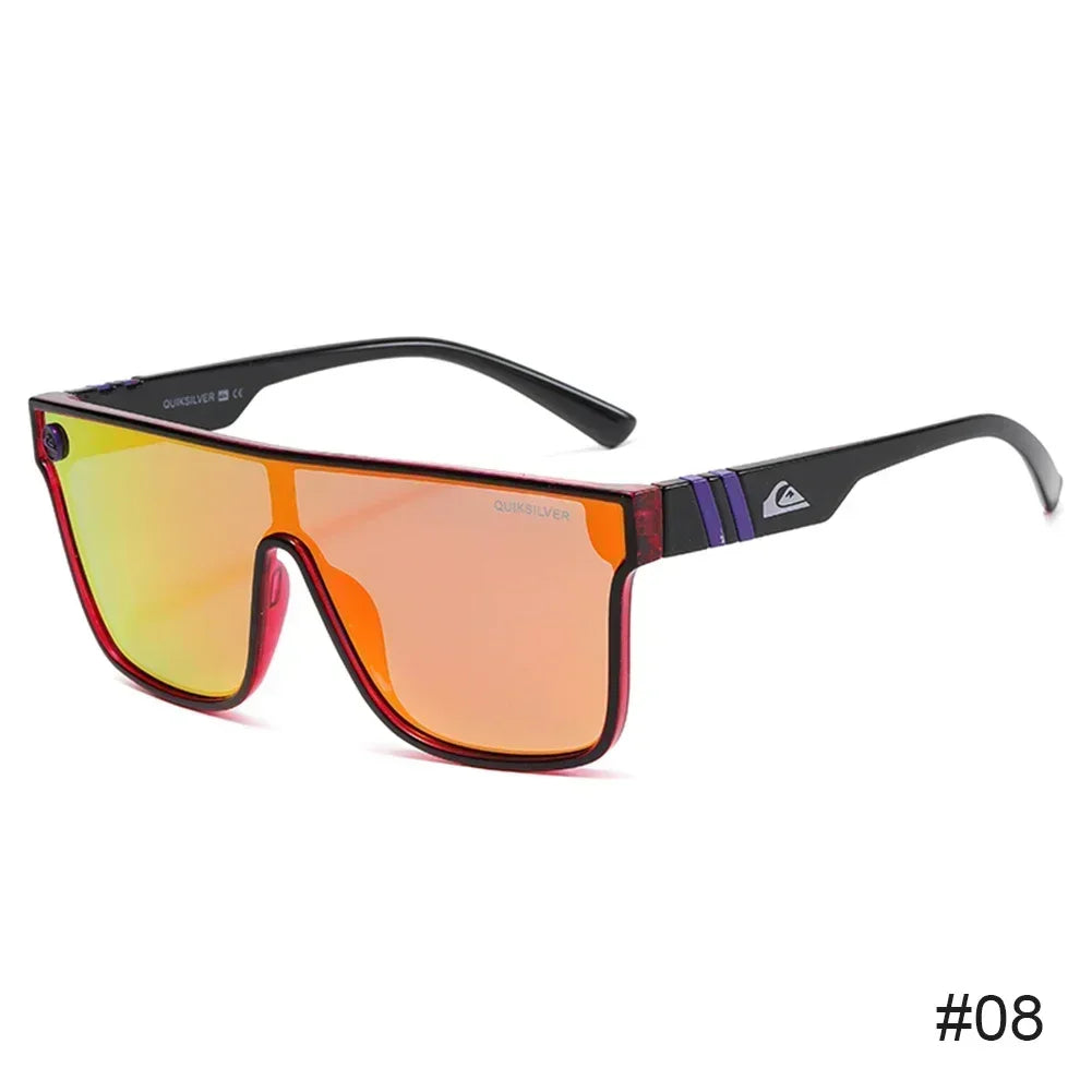 Fashion Sunglasses Men Women Outdoor Large Frame Oversized Sports Goggle Wholesale Beach Sun Glasses Colorful Uv400