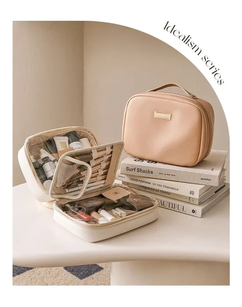 Cosmetic bag  new high-end exquisite portable travel portable toiletry bag large capacity cosmetics storage bag women handbags