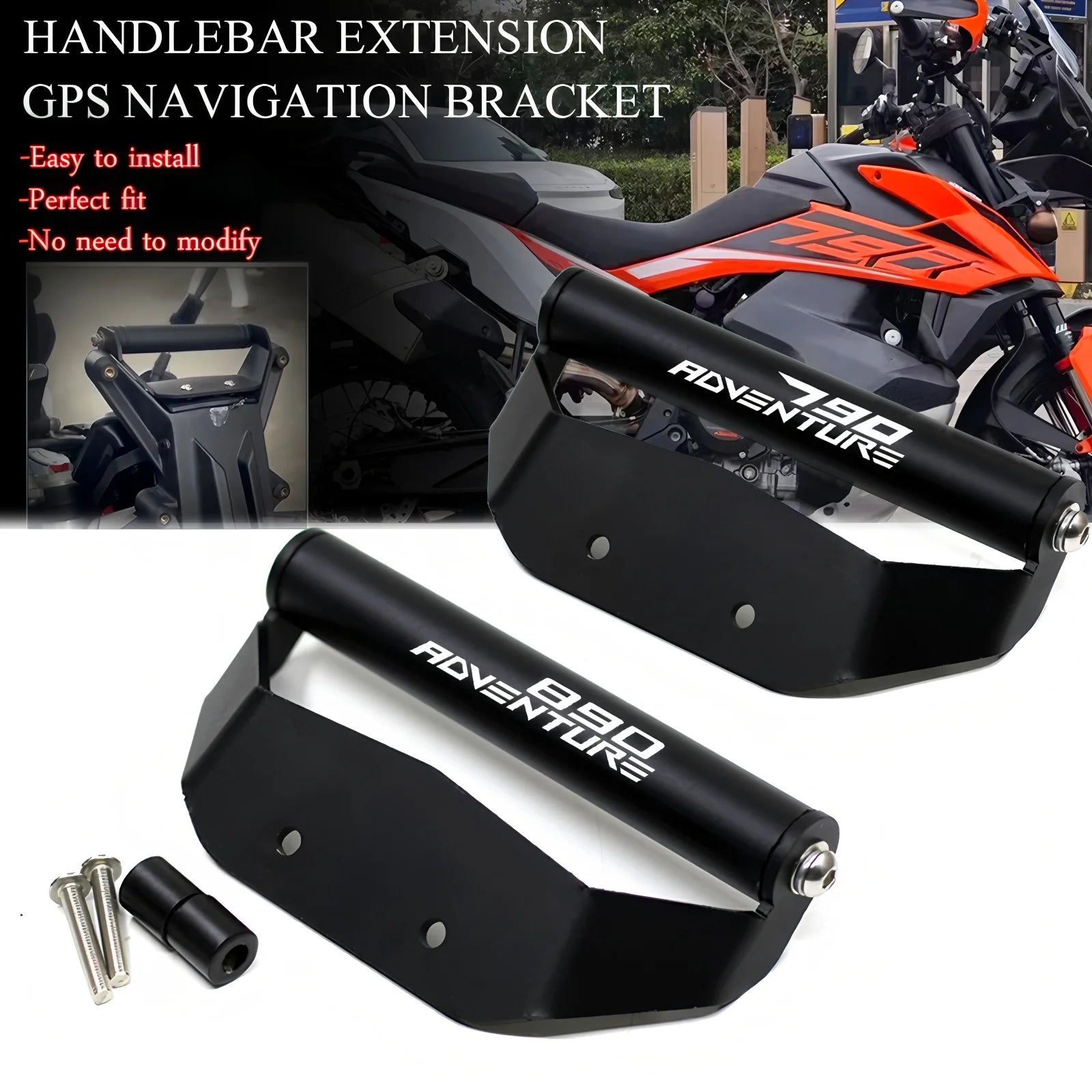 For 790 890 ADV Adventure R 790ADV 890ADV 2023 2024 2025 Motorcycle Accessorie Mobile Phone Holder Stand GPS Navigation Bracket