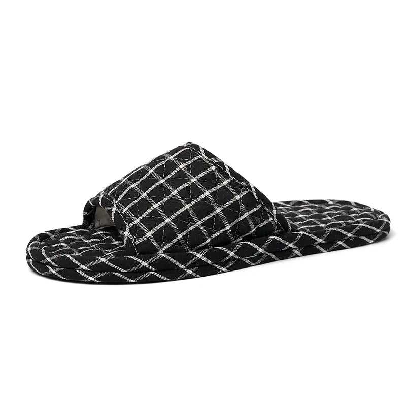 Women Slippers Lightweight Home Shoes Antislip Soft Indoor Fabric Slippers