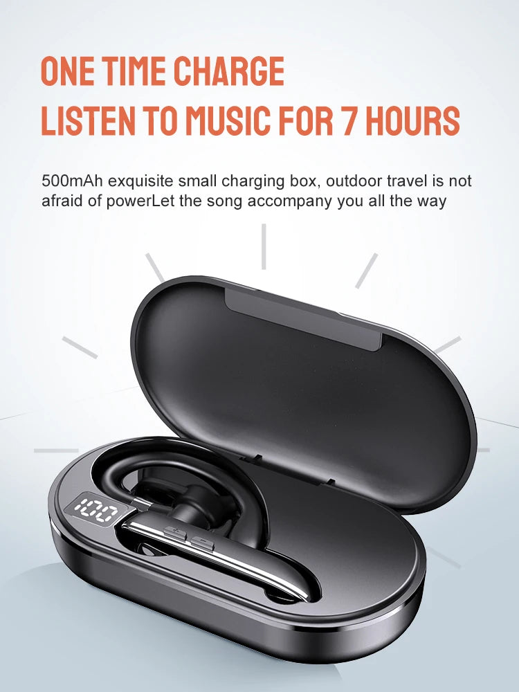 Handsfree YYK 530 Business Earbuds Single Wireless Car Driving Earphone Ear Hook Sport Headset  earphones