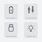 Alkaline Battery Charger 1.5V 4 Slots Digital Charging Circuit for Multiple Reusability and Friendly Electronics Power