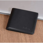 Men's PU Wallet, High - Quality Leather - Like, 6 Magnetic Slots + 1 Banknote Slot, Zipper Coin Pocket, ID Card Window