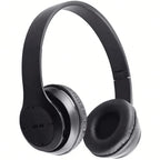 Foldable wireless Bluetooth headphones, over-ear heavy bass headphones