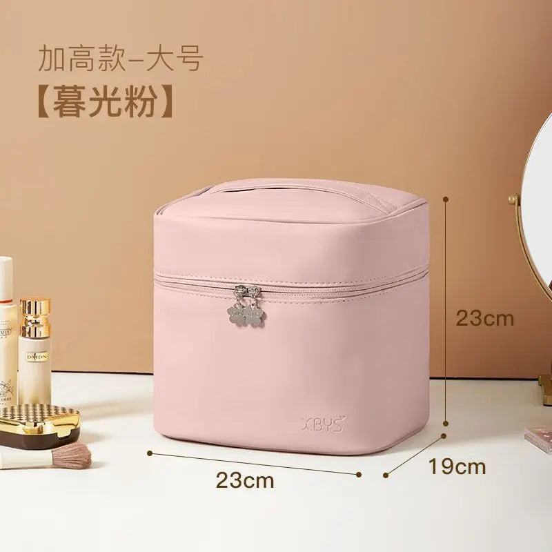 New Cosmetics Organizer Vertical Large-capacity Cosmetic Bag Deep Portable Handheld Waterproof Out Wash Storage Bag