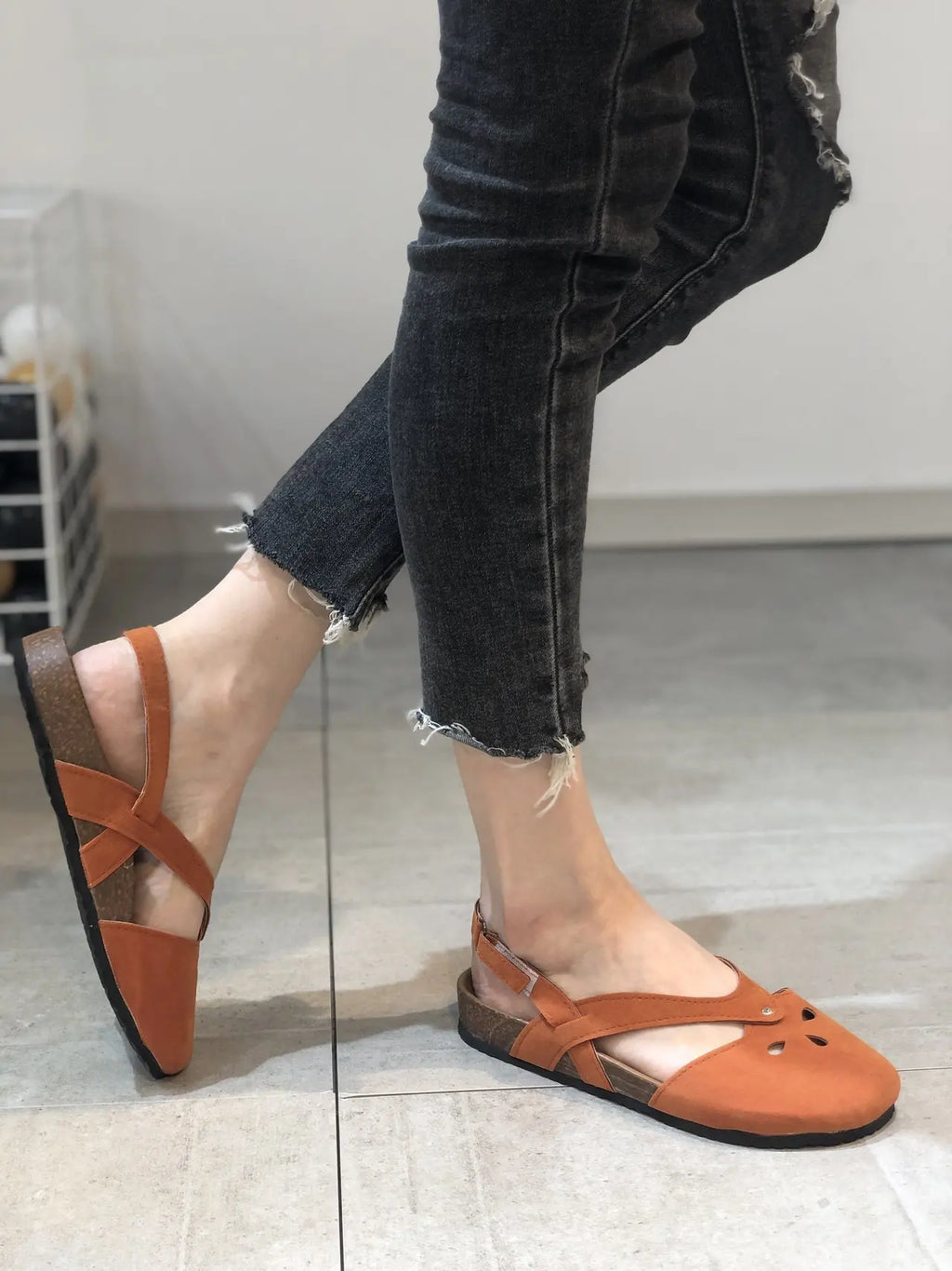 2023Women Sandals Summer Ladies Girls Comfortable Ankle Hollow Round Toe Sandals Woman Soft Beach Sole Female Shoes Plus Size