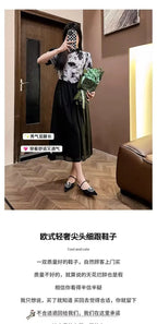 Flower Pointed Toe High Heels Women Luxury Designer Sandals Female Summer Elegant Fashion Pumps Woman Flower Mule Slippers Women