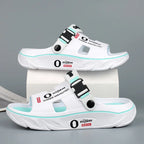 2025 New Men's Slippers Comfortable Soft Mens Beach Shoes Indoor Outdoor Clogs Massage Casual Shoes Non Slip Men Sandals Zapatos