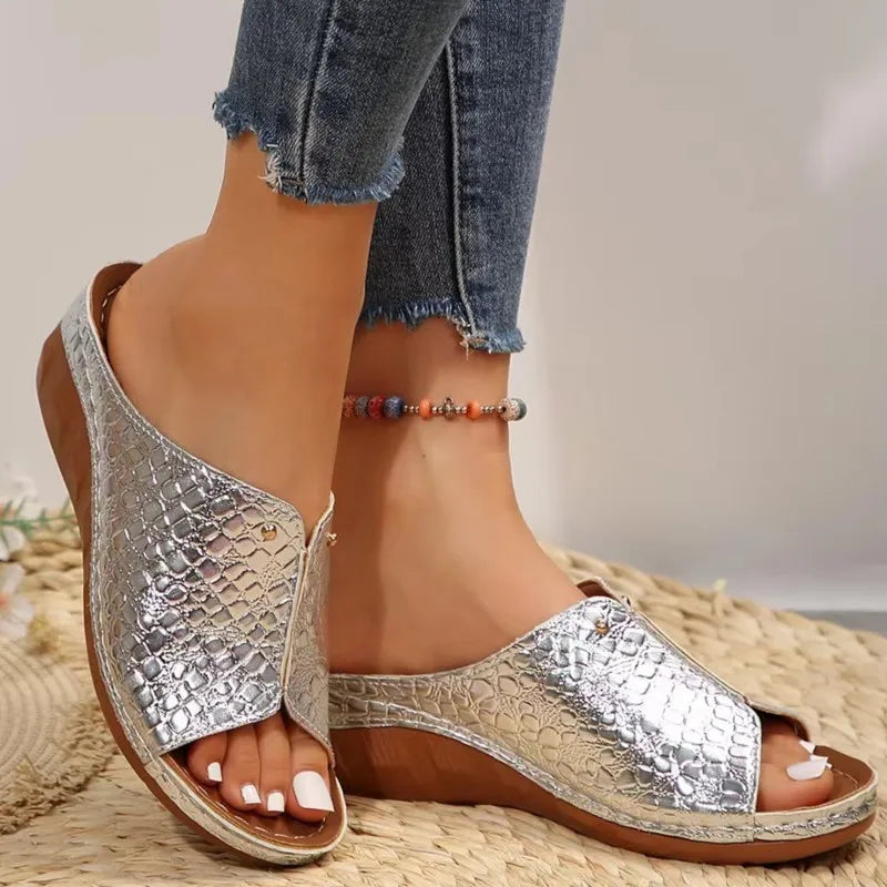 Women's Summer Sandals Fashion Wedge Shoes Woman Huaraches Slide Women's Sandals Outdoor Female Zapatos De Mujer Footwear
