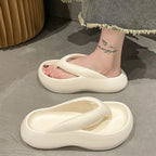 Flip flops for women, with a sense of stepping on poop. Wear non slip sandals and simple ins trendy beach shoes